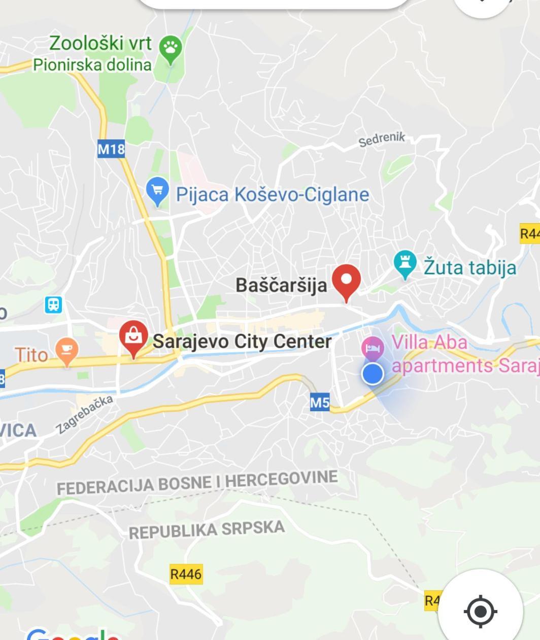 Villa Aba Apartments Сараєво Екстер'єр фото